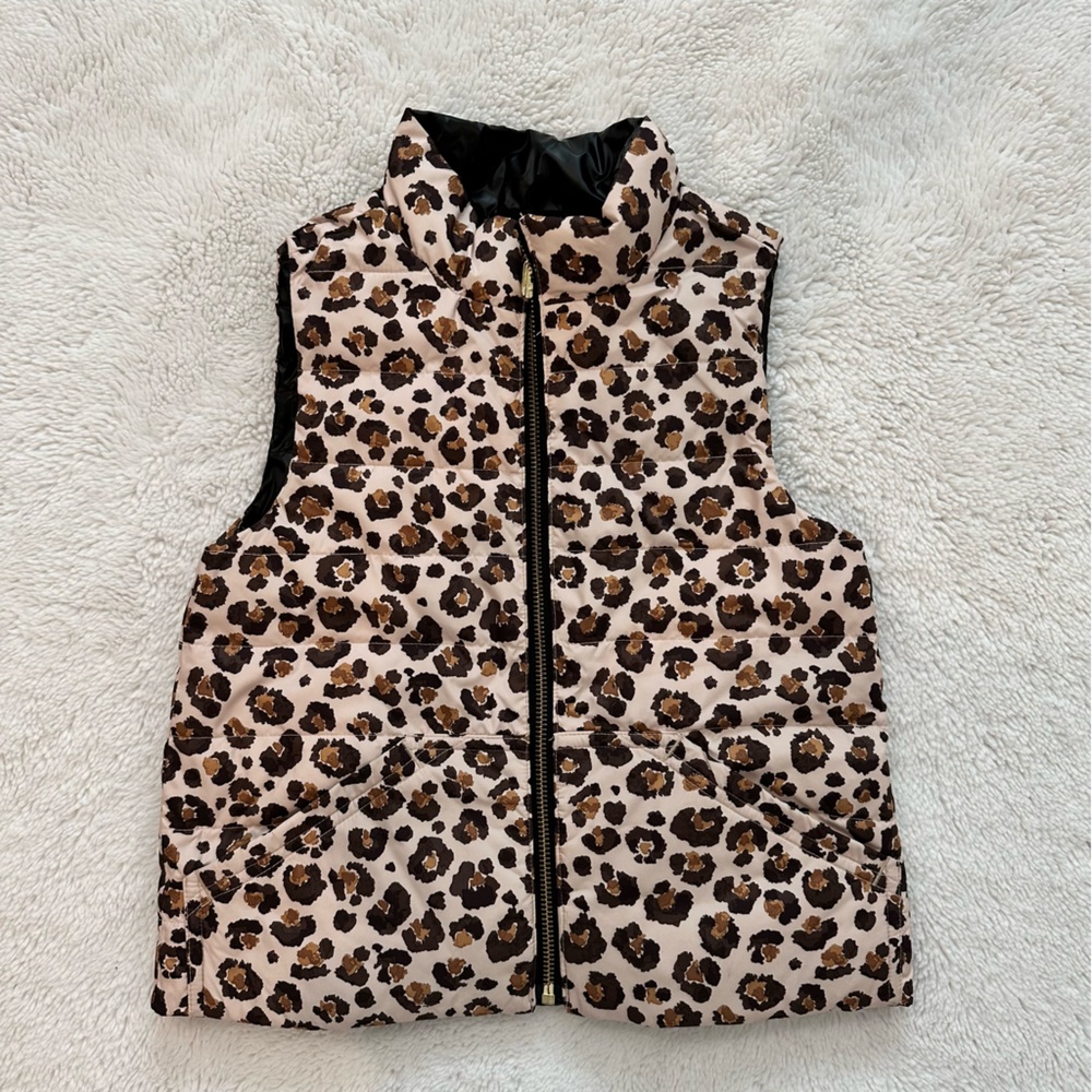 Crewcuts Leopard kids vest